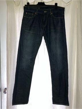 Armani Exchange Men's Dark Blue Jeans